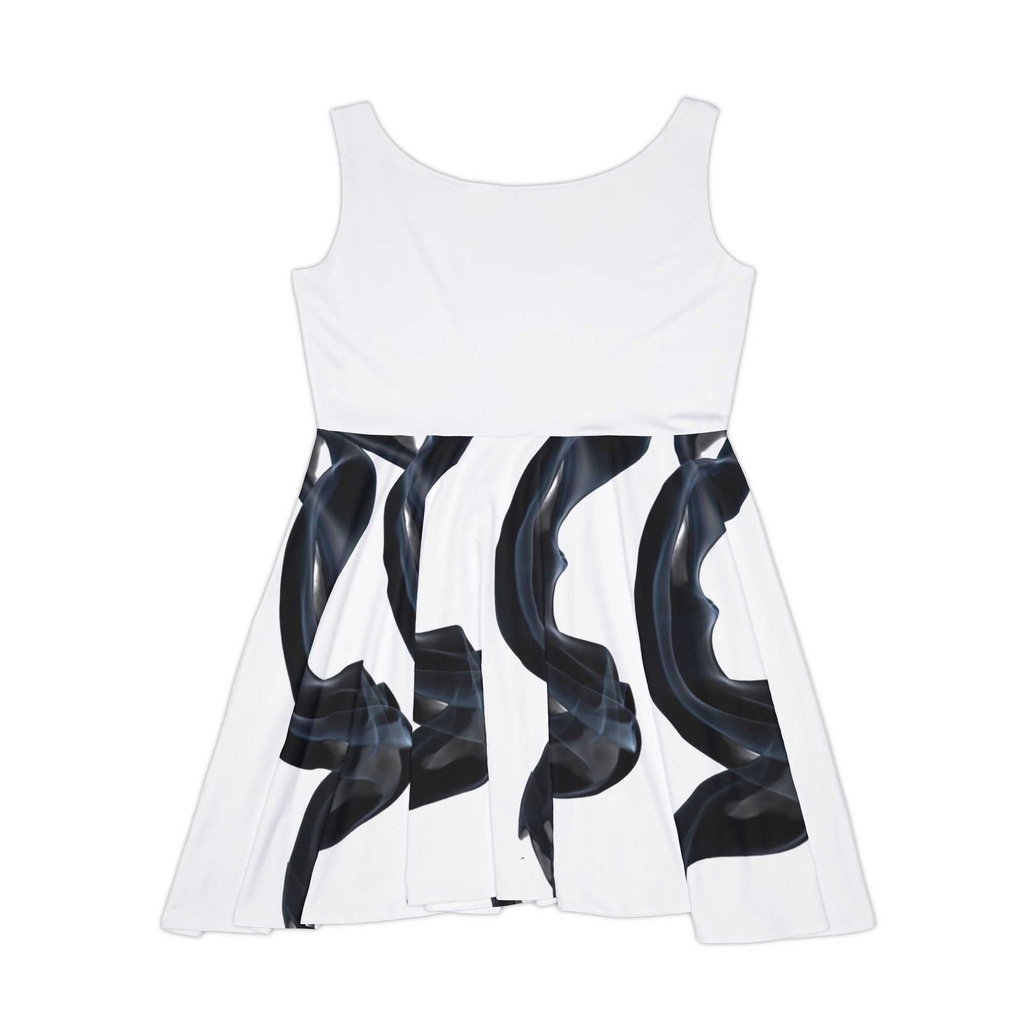 Women’s Skater Dress — Monogram Crown Pattern All-Over Print