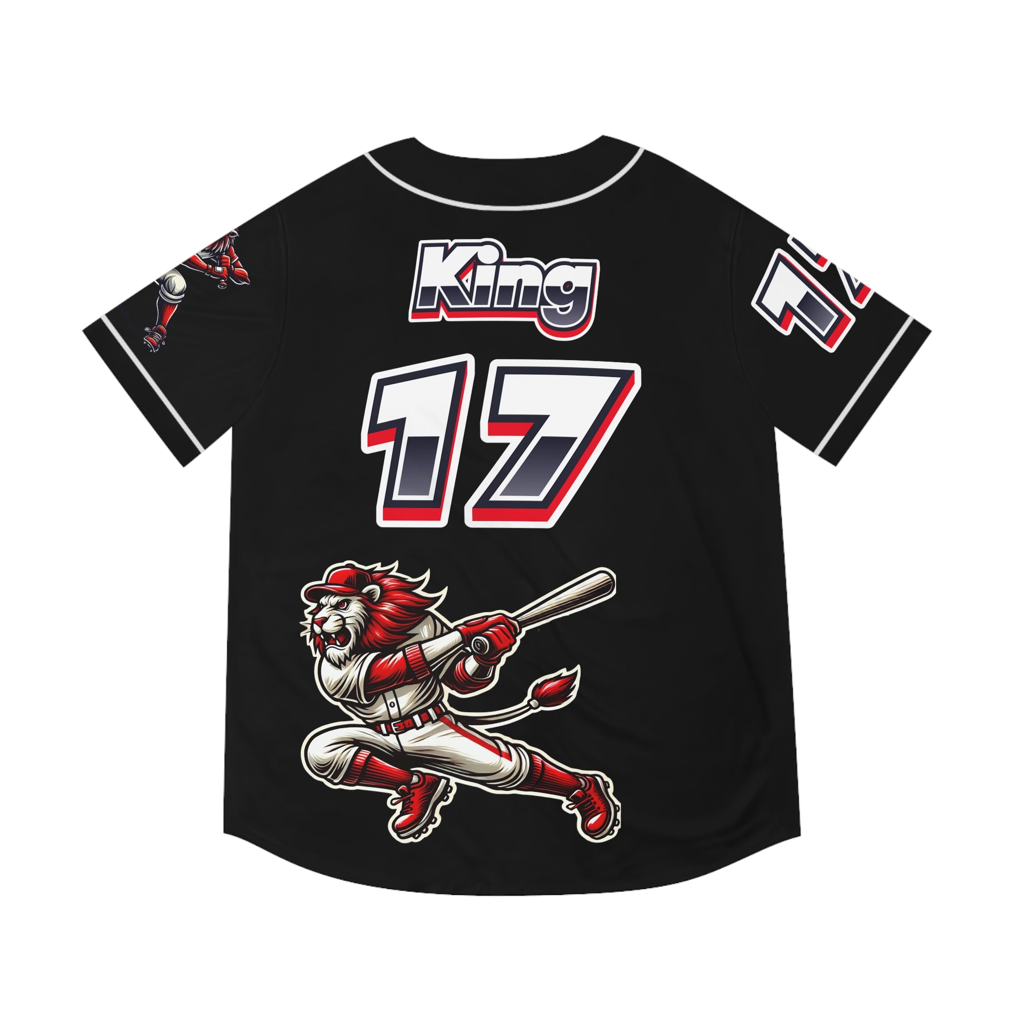 Lionix King Baseball Jersey - Lion King Inspired, Stylish Sportswear for Fans, Game Day Jersey, Perfect for Birthdays, Sports Events, Gifts