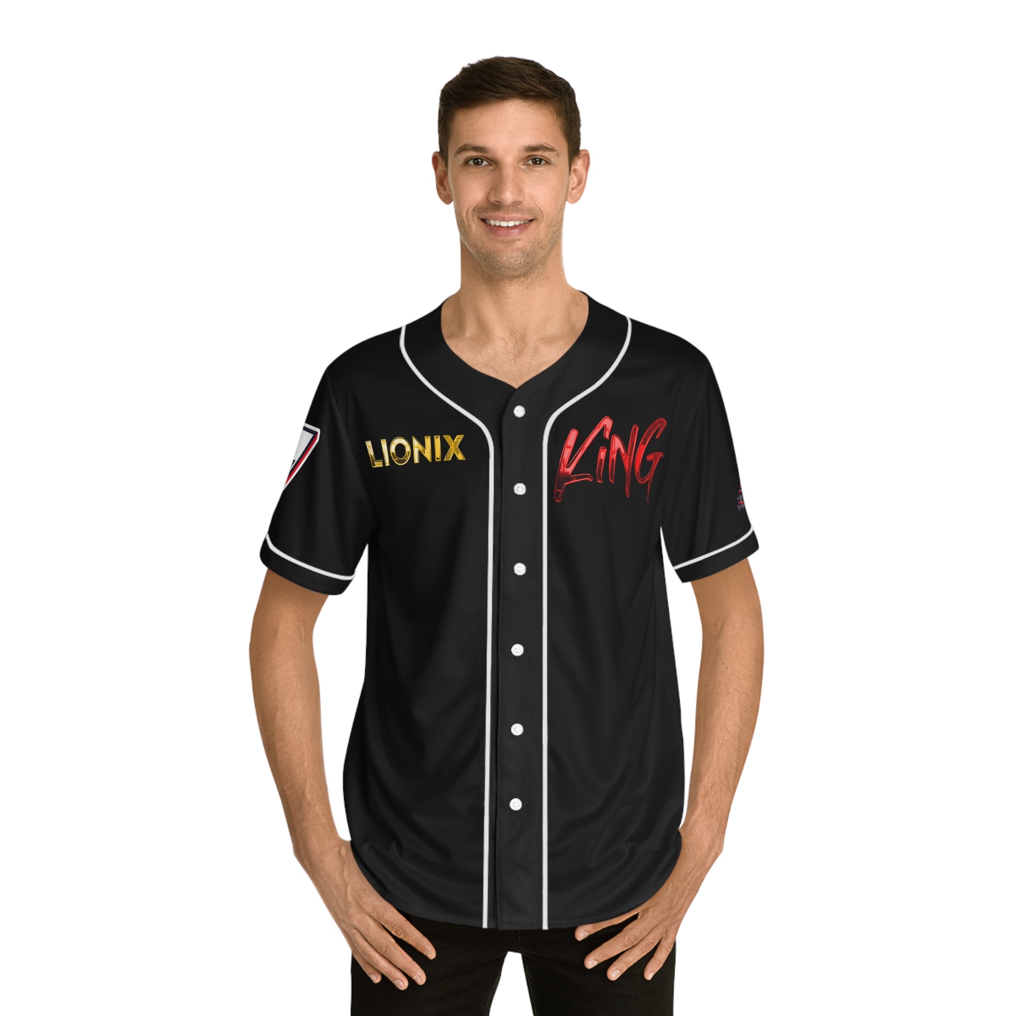 Lionix King Baseball Jersey - Lion King Inspired, Stylish Sportswear for Fans, Game Day Jersey, Perfect for Birthdays, Sports Events, Gifts