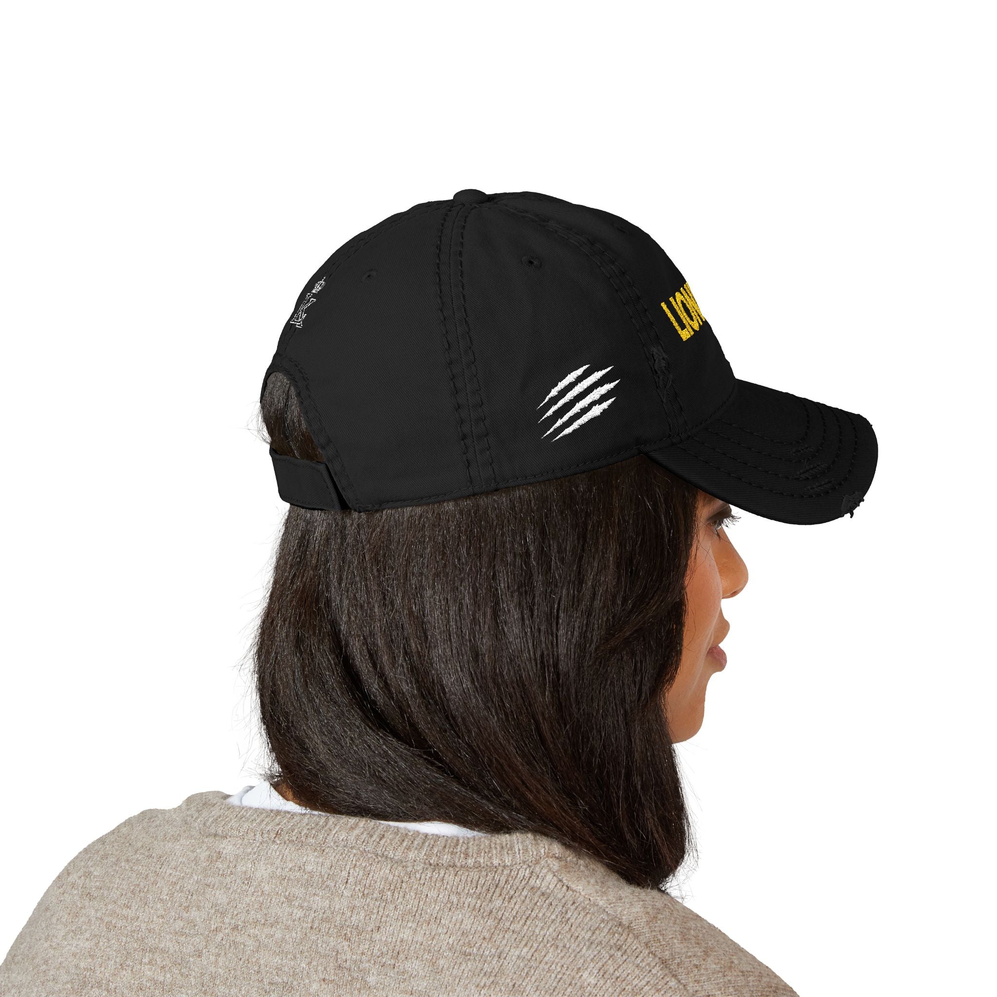 Lionix King Distressed Dad Hat (Embroidery)