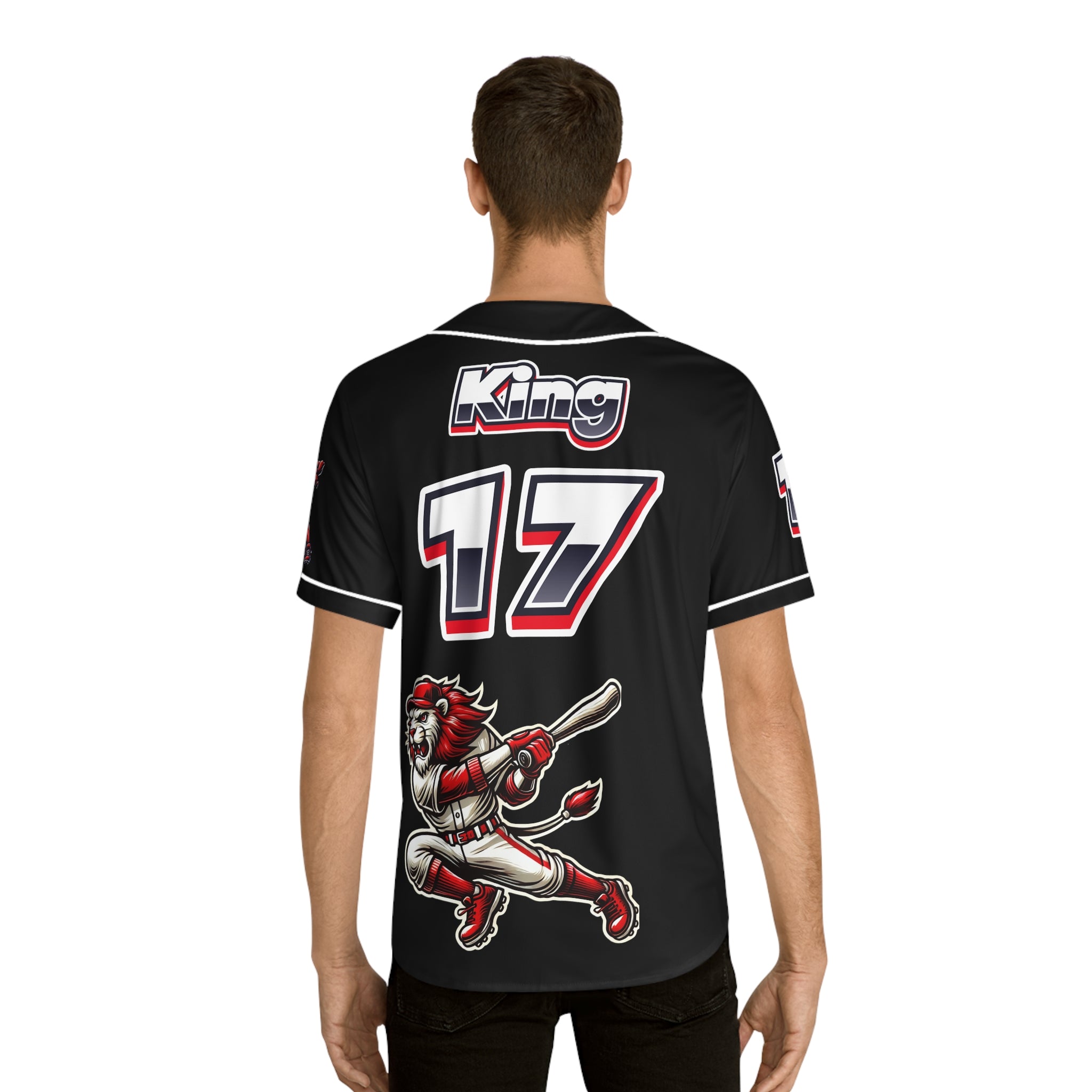 Lionix King Baseball Jersey - Lion King Inspired, Stylish Sportswear for Fans, Game Day Jersey, Perfect for Birthdays, Sports Events, Gifts